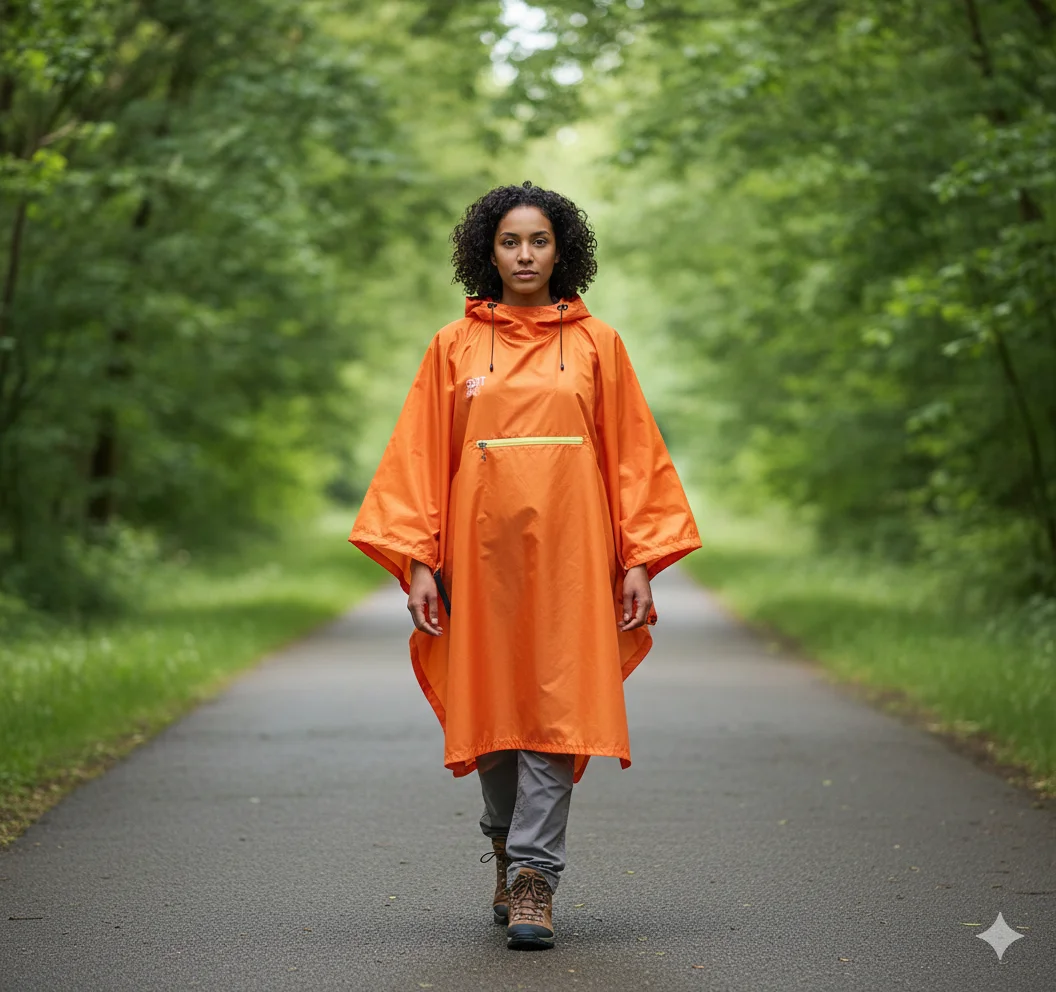 Poncho Festival « Orange Shield » - Image 3