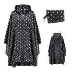 Poncho Women « Black Dots »