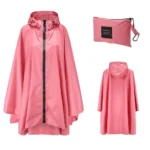 Poncho Women « Solid Rose »