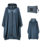 Poncho Women « Solid Blue »