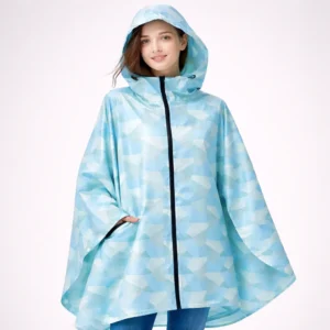 Poncho Women « Ice Geometry »