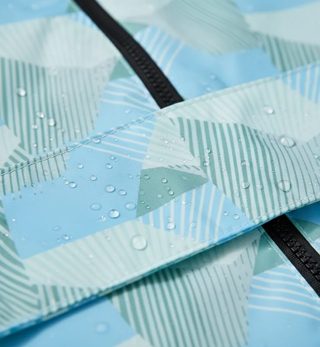 Poncho Women « Ice Geometry » - Image 4