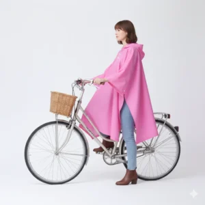 Bike Rain Poncho « Pink »