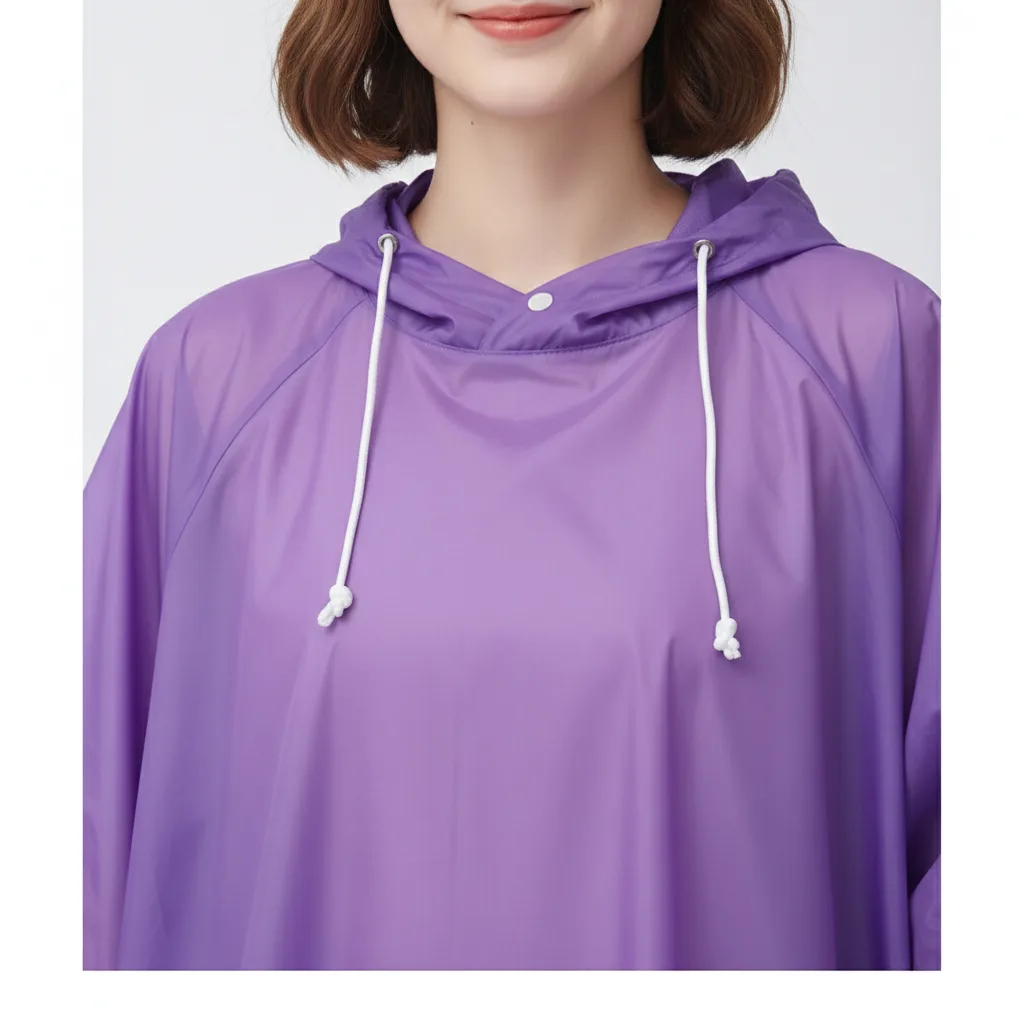 Bike Rain Poncho « Purple » - Image 4