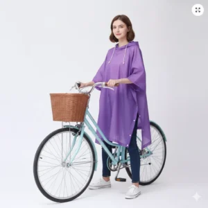 Bike Rain Poncho « Purple »