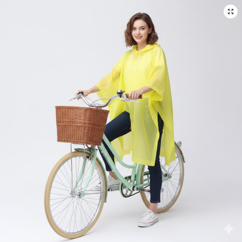 Bike Rain Poncho « Yellow »