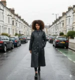 Poncho Rain « Long Black Coat » - Image 4