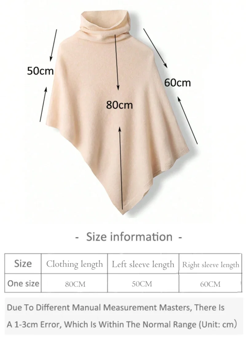 Poncho Cashmere « Scarlet Red » - Image 5