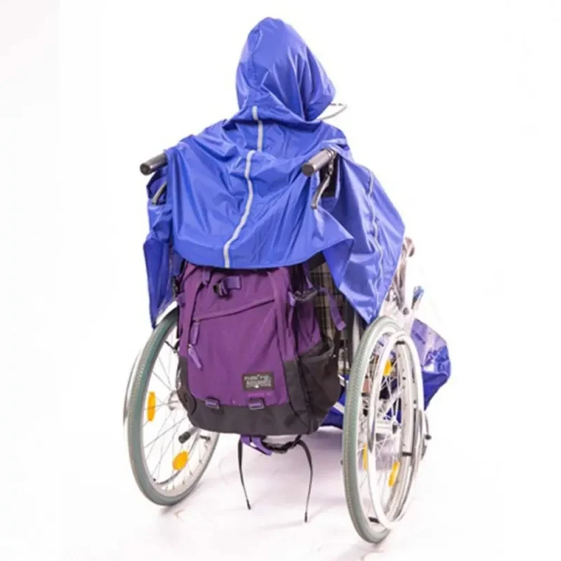 Poncho Wheelchair « Blue Clear Shield » - Image 9