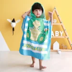 Poncho Towel Kids « Dino Stripes »