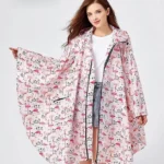 Poncho Women « Flamingo Love »