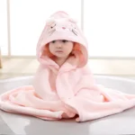 Poncho Towel Baby « Pink Kitty »