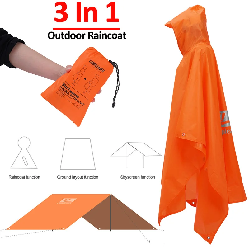 Poncho Festival « Red 3-in-1 » - Image 2