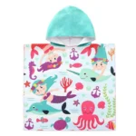 Poncho Towel Kids « Mermaid Friends »