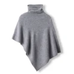 Poncho Cashmere « Grey Harmony »