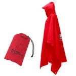 Poncho Festival « Red 3-in-1 »
