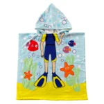 Poncho Towel Kids « Diver Adventure »