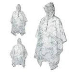 Poncho Military « Arctic White »