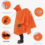 Poncho Festival « Red 3-in-1 » - Image 3