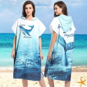 Poncho Towel « Deep Sea »