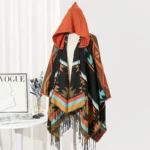 Poncho Men « Sunset Red »