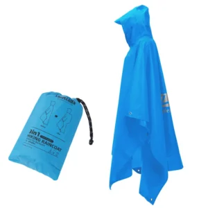 Poncho Festival « Blue 3-in-1 »