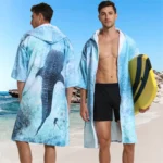 Poncho Towel « Whale Horizon »