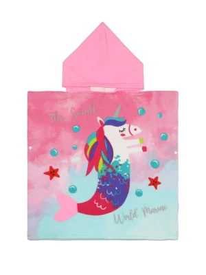 Poncho Towel Kids « Magic Uni-Mermaid »
