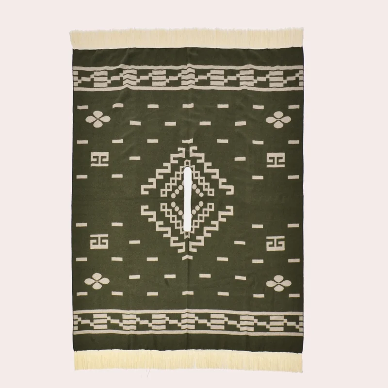 Poncho Mexican « Verde Vivo » - Image 2