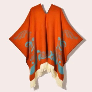 Poncho Mexican « Soleil Brûlant »