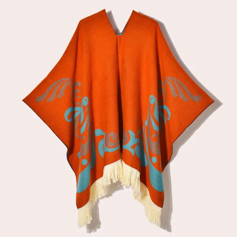 Poncho Mexican « Soleil Brûlant »