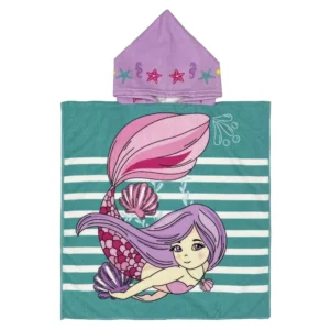 Poncho Towel Kids « Mermaid Shell »
