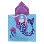 Poncho Towel Kids « Purple Mermaid »