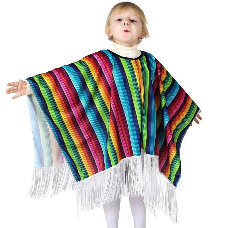 Poncho Mexican « Fiesta niño» - Image 2