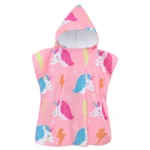 Poncho Towel Kids « Unicorn Lightning »