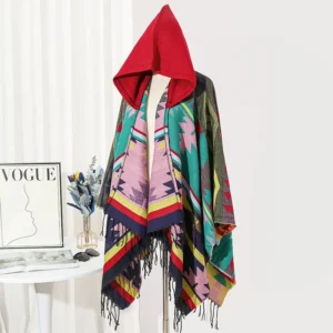 Poncho Men « Andean Red »