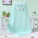 Poncho Towel Baby « Aqua Bunny »