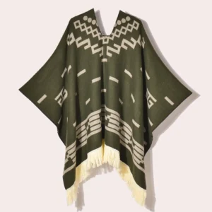 Poncho Mexican « Verde Vivo »