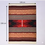 Poncho Mexican « Tribal Naranja » - Image 3