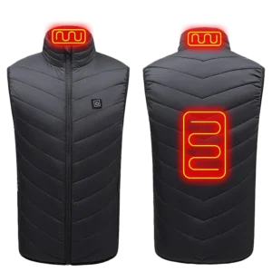 Heated Vest “ThermaWear” – USB Sleeveless Heated Jacket for Cold Days