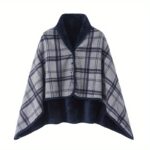 Poncho Women « Smoky Grey Plaid