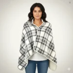 Heated Poncho “EliteHeat” – USB Wearable Heated Cape for Winter