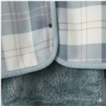 Poncho Women « Light Blue Plaid » - Image 4