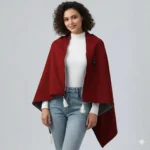 Heated Poncho “CozyTherm” – Wearable USB Heated Cape for Cold Days - Image 8