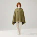 Poncho Heated « Olive Comfort »
