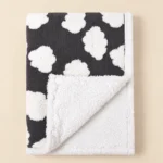 LittleNest baby fleece blanket — cloud