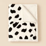 LittleNest baby fleece blanket — cow