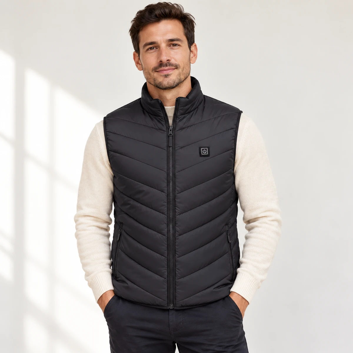 Heated Vest “ThermaWear” – USB Sleeveless Heated Jacket for Cold Days