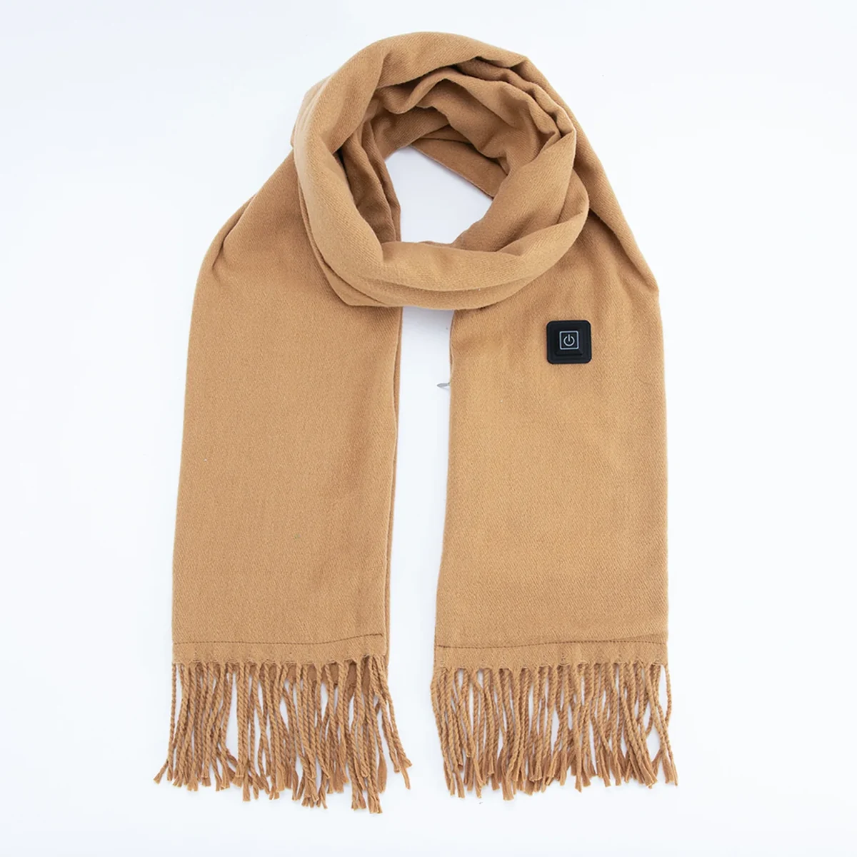 WarmWrap heated scarf in camel — original colour