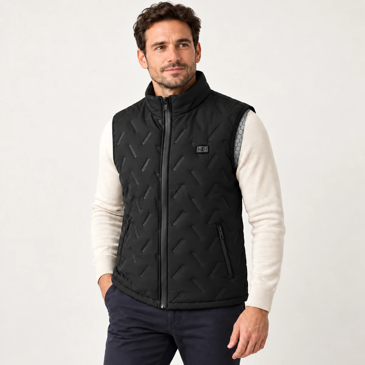 Heated Vest “UrbanHeat” – USB Heated Sleeveless Jacket for Cold Weather
